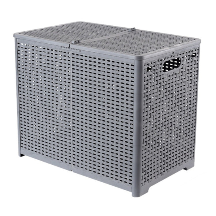 Giỏ đựng quần áo bẩn gấp gọn treo tường khung lưu trữ quần áo bẩn phòng tắm nhựa, Plus lớn màu trắng, Plus lớn màu xám, Plus lớn màu đen, Extra lớn màu đen, Extra lớn màu trắng, Extra lớn màu xám