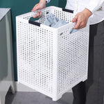 Giỏ đựng quần áo bẩn gấp gọn treo tường khung lưu trữ quần áo bẩn phòng tắm nhựa, Plus lớn màu trắng, Plus lớn màu xám, Plus lớn màu đen, Extra lớn màu đen, Extra lớn màu trắng, Extra lớn màu xám