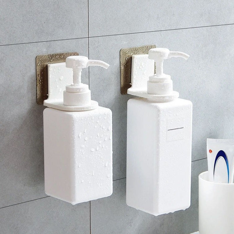 10 cái kệ treo dầu gội sữa tắm nhà vệ sinh không cần đục lỗ, Mẫu dán trong suốt, Mẫu dán vẽ bạc