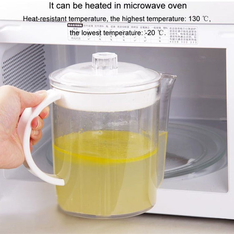 Nồi lọc mỡ, bẫy mỡ nhà bếp có rây lọc, cốc lọc, dung tích 1500ml