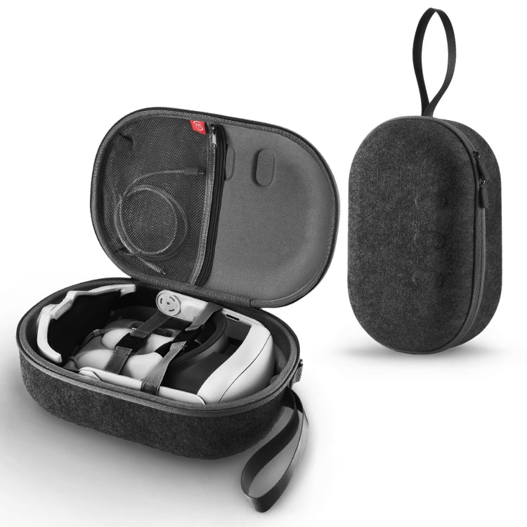Túi đựng kính VR chống rơi và chống trầy JYS-MQ018 cho Apple Vision Pro / Meta Quest 3, màu đen, xám