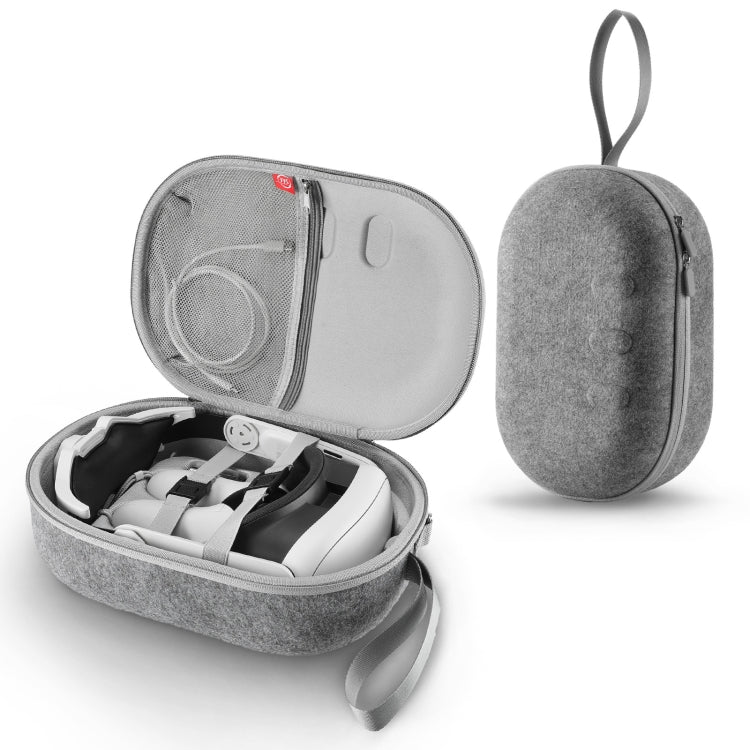Túi đựng kính VR chống rơi và chống trầy JYS-MQ018 cho Apple Vision Pro / Meta Quest 3, màu đen, xám