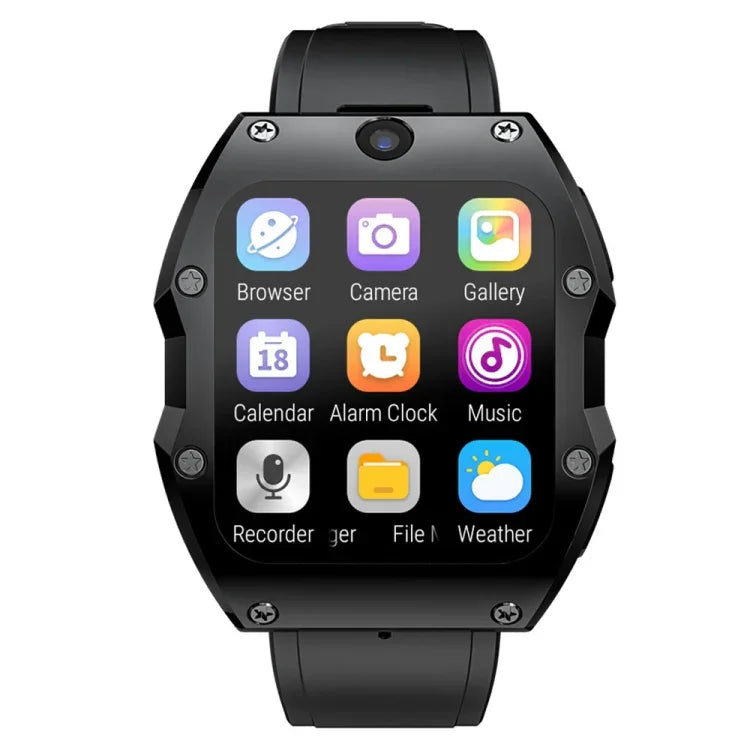 LOKMAT Appllp 3 Max đồng hồ thông minh thể thao chống nước gọi 4G 2,02 inch có khe cắm thẻ và nút SOS