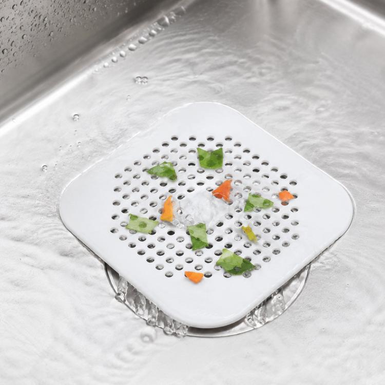 Miếng Lót Thoát Nước Sàn Có Miếng Hút Chân Không Lọc Tóc Chống Tắc Nghẽn Nhà Bếp Phòng Tắm, Nắp Thoát Nước Cống