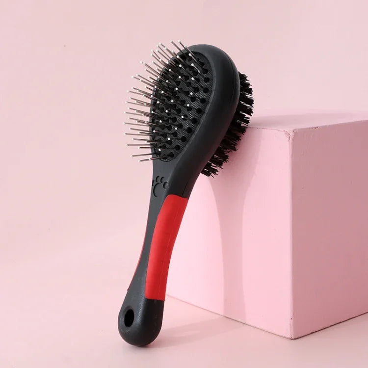 Lược Hai Mặt Có Đầu Bảo Vệ Lược Chải Lông Sạch Cho Mèo Chó, Nhỏ, Lớn