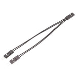 3 cái Đầu nối dây DuPont Cáp kết nối DuPont 2.54 2 chân 1 ra 2 dây Một đầu cái ra hai đầu đực, 10cm