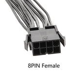 Cáp chuyển đổi nguồn CPU 8 chân sang 8+4 chân cho bo mạch chủ bộ xử lý, 20cm, 30cm