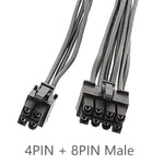 Cáp chuyển đổi nguồn CPU 8 chân sang 8+4 chân cho bo mạch chủ bộ xử lý, 20cm, 30cm