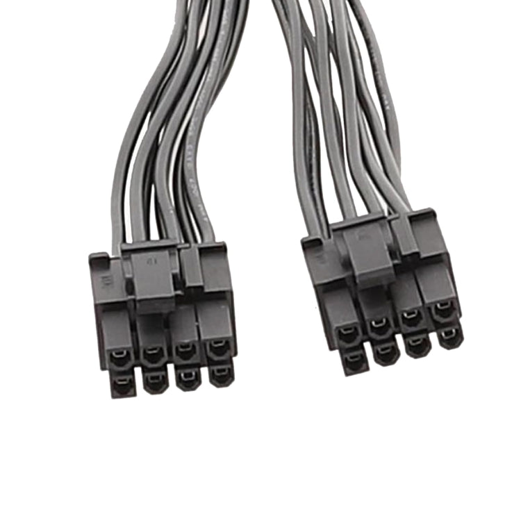 Cáp nguồn card đồ họa 8 chân cái sang đôi 6+2 chân đực, 8 chân cái sang đôi 8 chân đực cáp chuyển đổi 1 ra 2, 8 chân cái sang đôi 6+2 chân đực