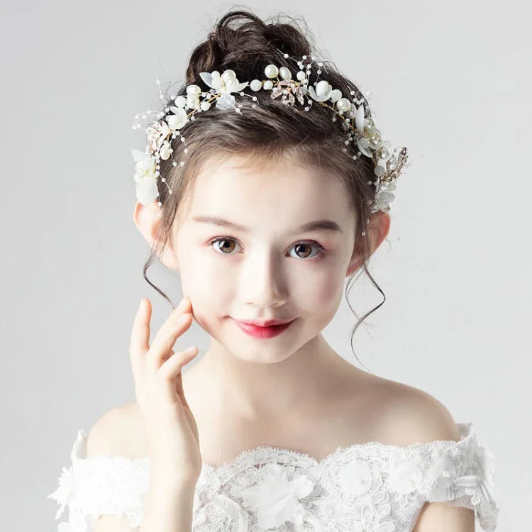 Vòng hoa rừng, băng đô tóc, phụ kiện biểu diễn sinh nhật cho bé gái