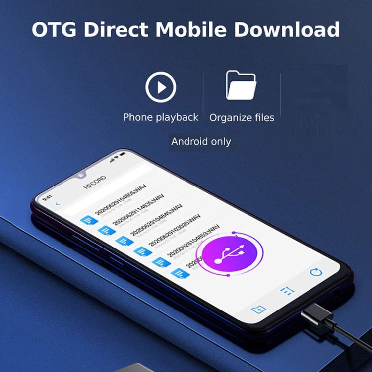 Máy ghi âm giọng nói từ tính giảm tiếng ồn HD Q63, bút ghi âm thông minh kích hoạt bằng giọng nói di động, 8GB, 32GB