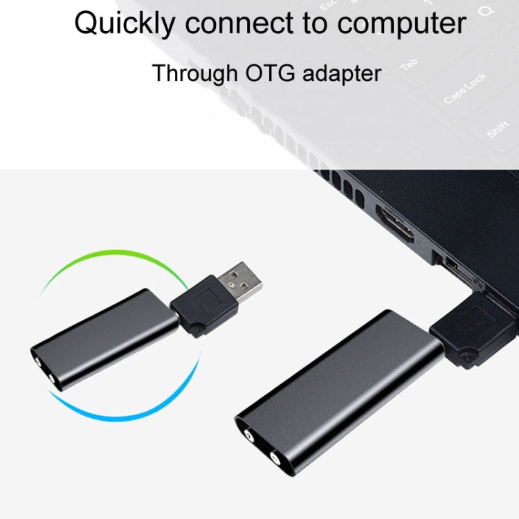 Máy ghi âm thông minh Q25 có màn hình HD chống ồn, kẹp sau, dành cho phóng viên, dung lượng 4GB, 8GB, 16GB, 32GB
