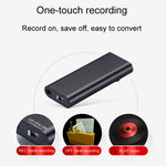 Máy ghi âm thông minh Q25 có màn hình HD chống ồn, kẹp sau, dành cho phóng viên, dung lượng 4GB, 8GB, 16GB, 32GB