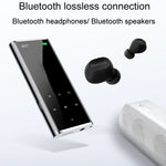 Máy nghe nhạc MP3/MP4 Bluetooth M27 1.8 inch, máy ghi âm sách điện tử, dung lượng 4GB, 8GB, 16GB, 32GB