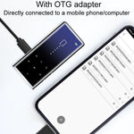 Máy nghe nhạc MP3/MP4 Bluetooth M27 1.8 inch, máy ghi âm sách điện tử, dung lượng 4GB, 8GB, 16GB, 32GB