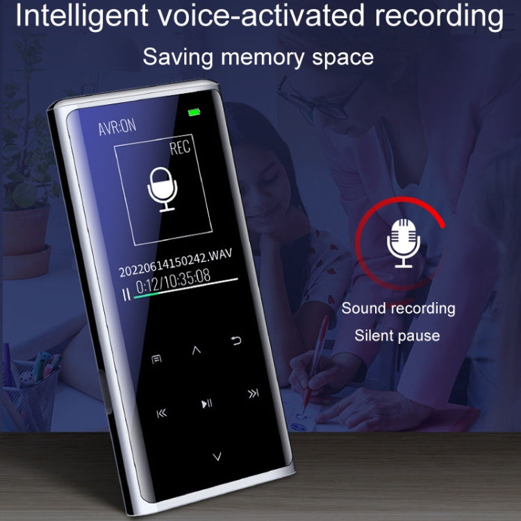 Máy nghe nhạc MP3/MP4 Bluetooth M27 1.8 inch, máy ghi âm sách điện tử, dung lượng 4GB, 8GB, 16GB, 32GB