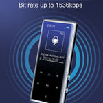 Máy nghe nhạc MP3/MP4 Bluetooth M27 1.8 inch, máy ghi âm sách điện tử, dung lượng 4GB, 8GB, 16GB, 32GB