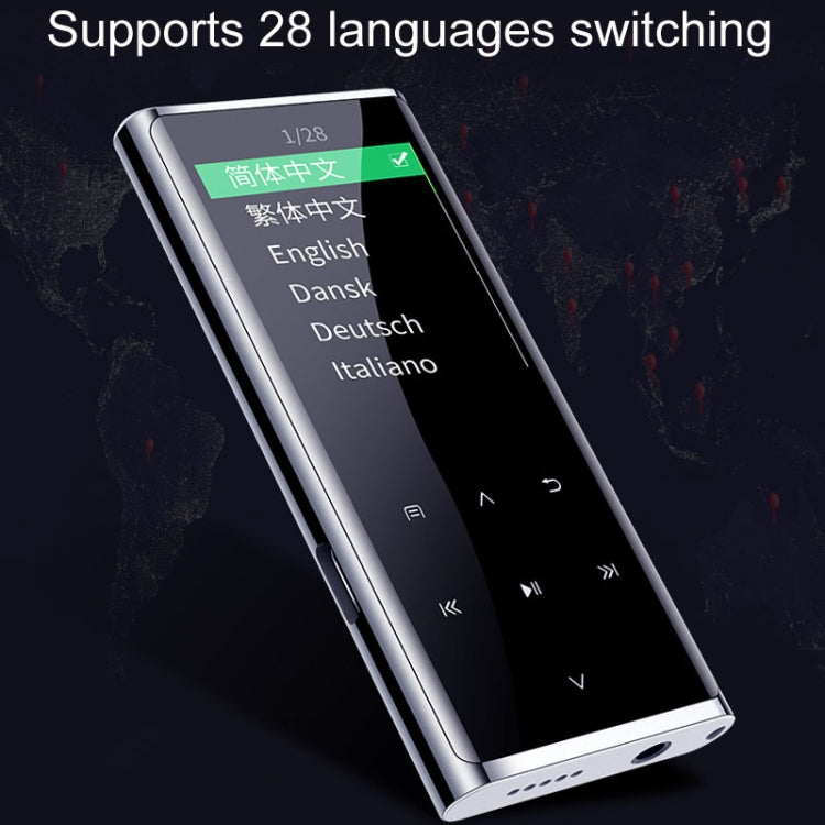 Máy nghe nhạc MP3/MP4 Bluetooth M27 1.8 inch, máy ghi âm sách điện tử, dung lượng 4GB, 8GB, 16GB, 32GB