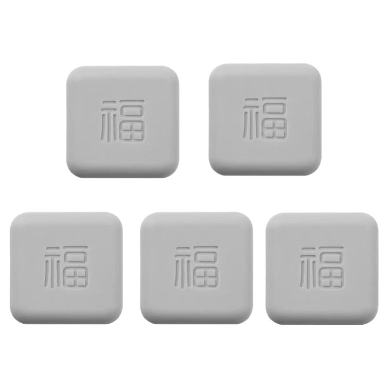 5 miếng đệm chống va đập cửa tay nắm, giảm tiếng ồn, đệm bảo vệ silicone cho cửa phòng khách và phòng ngủ