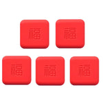 5 miếng đệm chống va đập cửa tay nắm, giảm tiếng ồn, đệm bảo vệ silicone cho cửa phòng khách và phòng ngủ
