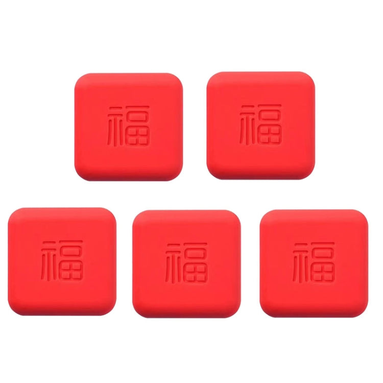 5 miếng đệm chống va đập cửa tay nắm, giảm tiếng ồn, đệm bảo vệ silicone cho cửa phòng khách và phòng ngủ