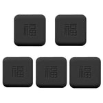 5 miếng đệm chống va đập cửa tay nắm, giảm tiếng ồn, đệm bảo vệ silicone cho cửa phòng khách và phòng ngủ