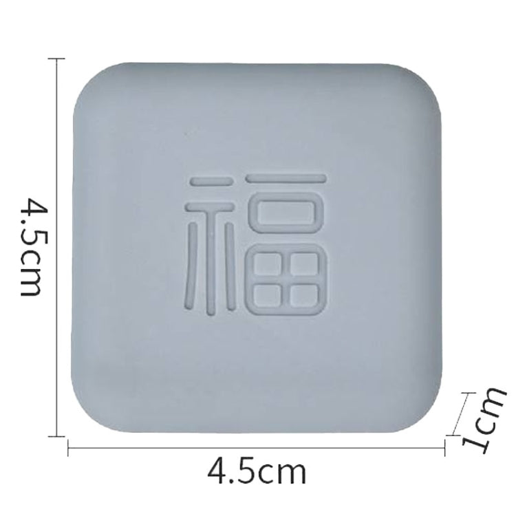 5 miếng đệm chống va đập cửa tay nắm, giảm tiếng ồn, đệm bảo vệ silicone cho cửa phòng khách và phòng ngủ