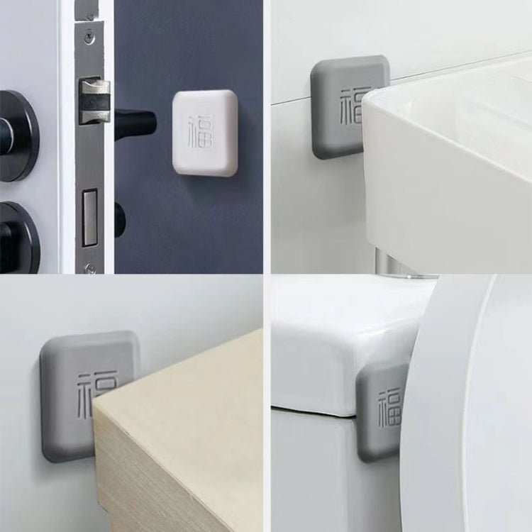 5 miếng đệm chống va đập cửa tay nắm, giảm tiếng ồn, đệm bảo vệ silicone cho cửa phòng khách và phòng ngủ
