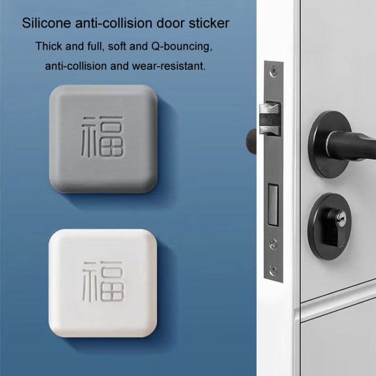 5 miếng đệm chống va đập cửa tay nắm, giảm tiếng ồn, đệm bảo vệ silicone cho cửa phòng khách và phòng ngủ