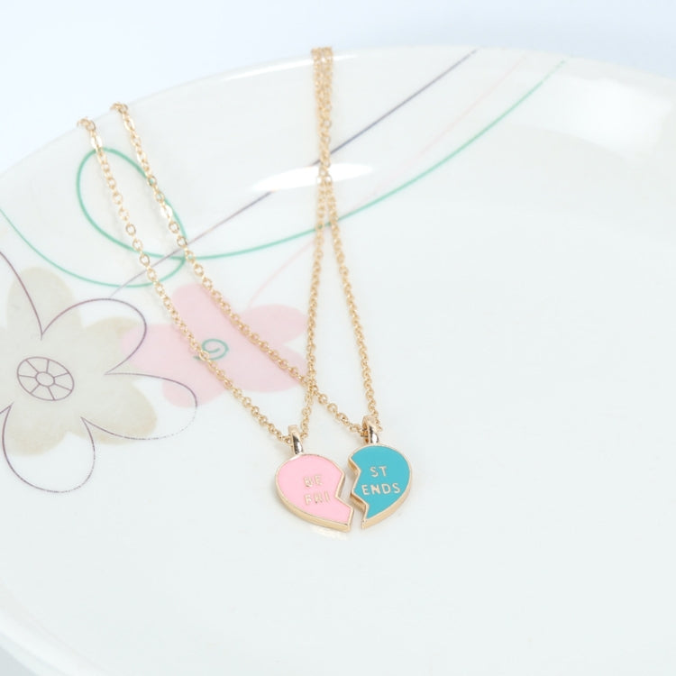 Dây chuyền khóa tình bạn BEST FRIEND kèm mặt trái tim và thẻ tình bạn