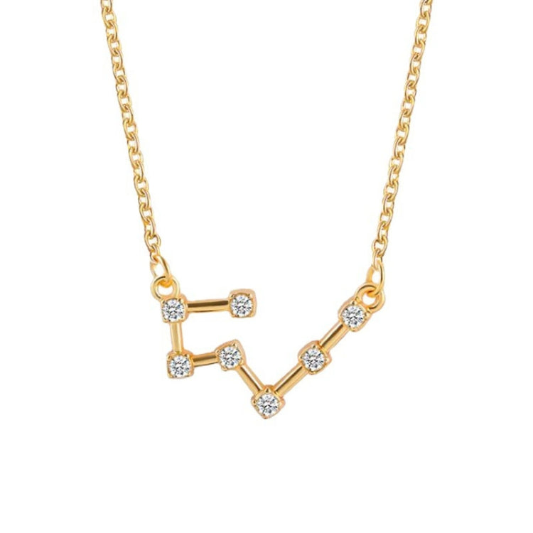 Dây chuyền 12 cung hoàng đạo đính kim cương, thẻ đính đá rhinestone, dây xương quai xanh, cung Bọ Cạp vàng, Nhân Mã vàng, Ma Kết vàng, Kim Ngưu vàng, Song Ngư vàng, Sư Tử vàng, Thiên Bình vàng, Cự Giải vàng, Bảo Bình vàng, Xử Nữ vàng, Bạch Dương vàng