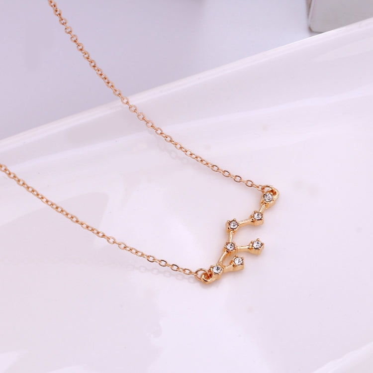 Dây chuyền 12 cung hoàng đạo đính kim cương, thẻ đính đá rhinestone, dây xương quai xanh, cung Bọ Cạp vàng, Nhân Mã vàng, Ma Kết vàng, Kim Ngưu vàng, Song Ngư vàng, Sư Tử vàng, Thiên Bình vàng, Cự Giải vàng, Bảo Bình vàng, Xử Nữ vàng, Bạch Dương vàng