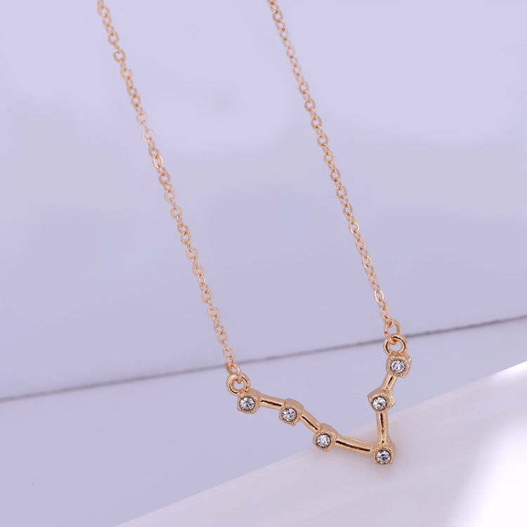 Dây chuyền 12 cung hoàng đạo đính kim cương, thẻ đính đá rhinestone, dây xương quai xanh, cung Bọ Cạp vàng, Nhân Mã vàng, Ma Kết vàng, Kim Ngưu vàng, Song Ngư vàng, Sư Tử vàng, Thiên Bình vàng, Cự Giải vàng, Bảo Bình vàng, Xử Nữ vàng, Bạch Dương vàng
