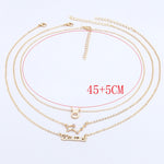 Bộ dây chuyền 3 trong 1 12 cung hoàng đạo với biểu tượng chữ cái cổ điển đính kim cương, Bọ Cạp vàng, Nhân Mã vàng, Ma Kết vàng, Kim Ngưu vàng, Song Ngư vàng, Sư Tử vàng, Thiên Bình vàng, Cự Giải vàng, Bảo Bình vàng, Xử Nữ vàng, Bạch Dương vàng