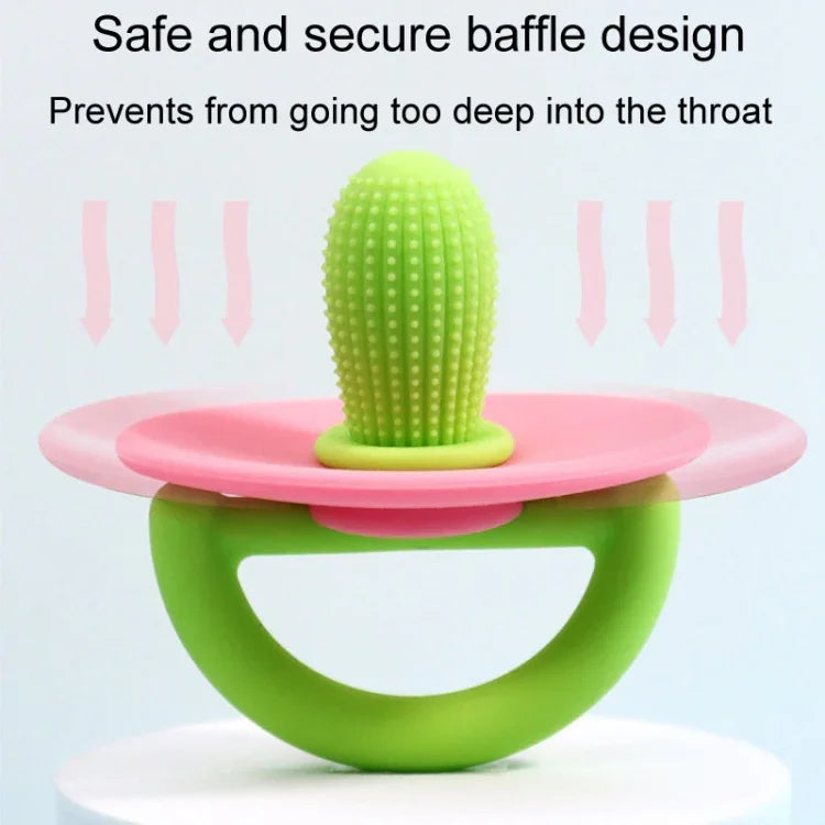Đồ chơi cắn silicone hình xương rồng chống mọc răng cho bé