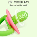 Đồ chơi cắn silicone hình xương rồng chống mọc răng cho bé