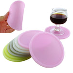 Miếng Lót Ly Silicone Tròn Phát Sáng Cách Nhiệt Chống Bỏng Dùng Cho Ly Cà Phê