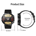 T30 đồng hồ thông minh thể thao ngoài trời chống nước 1,6 inch nghe nhạc gọi Bluetooth, Màu đen, Xanh đậm, Thép đen+Silicone, Lưới đen+Silicone