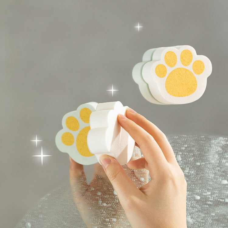 Bọt Biển Tẩy Vết Bẩn Gương Kính Nhà Tắm, Dùng Chà Vòi Nước, Dụng Cụ Tẩy Cặn, Màu Hồng
