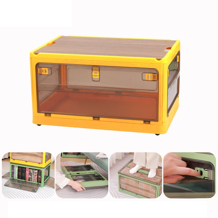 Hộp nhựa gấp gọn có bánh xe, hộp đựng đồ xếp chồng, màu trắng 37 x 26.5 x 22 cm, màu vàng 37 x 26.5 x 22 cm, màu xanh lá 37 x 26.5 x 22 cm, nắp gỗ trắng 37 x 26.5 x 22 cm, nắp gỗ vàng 37 x 26.5 x 22 cm