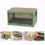 Hộp nhựa gấp gọn có bánh xe, hộp đựng đồ xếp chồng, màu trắng 37 x 26.5 x 22 cm, màu vàng 37 x 26.5 x 22 cm, màu xanh lá 37 x 26.5 x 22 cm, nắp gỗ trắng 37 x 26.5 x 22 cm, nắp gỗ vàng 37 x 26.5 x 22 cm