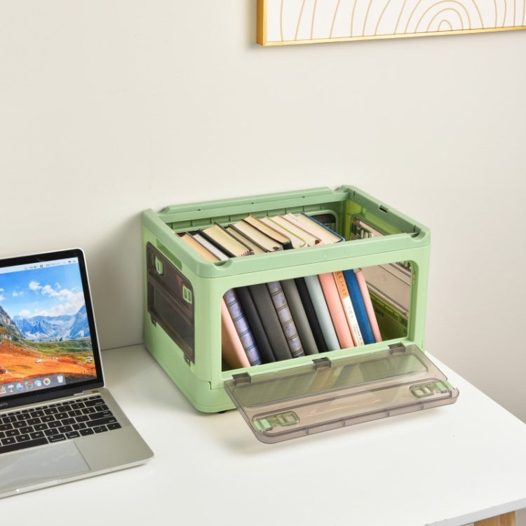 Hộp nhựa gấp gọn có bánh xe, hộp đựng đồ xếp chồng, màu trắng 37 x 26.5 x 22 cm, màu vàng 37 x 26.5 x 22 cm, màu xanh lá 37 x 26.5 x 22 cm, nắp gỗ trắng 37 x 26.5 x 22 cm, nắp gỗ vàng 37 x 26.5 x 22 cm