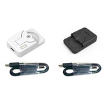 Bộ sạc pin nút LIR2032/2450 4.2V đa năng, RSC-X2-2 trắng, RSC-X2-2 đen