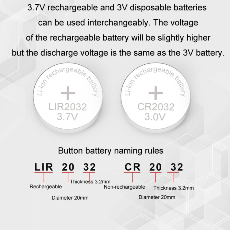 Bộ sạc pin nút LIR2032/2450 4.2V đa năng, RSC-X2-2 trắng, RSC-X2-2 đen