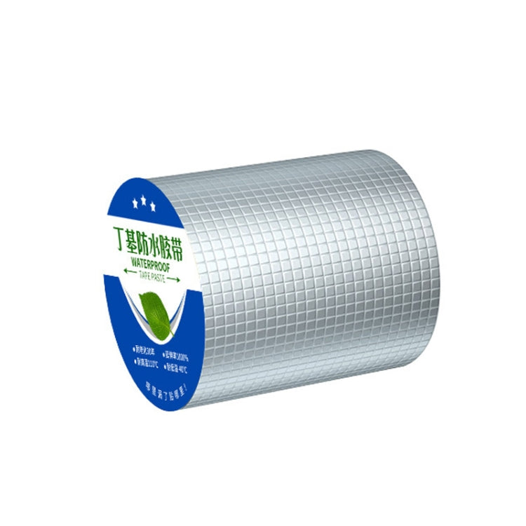 Băng keo chống thấm Butyl dày 1.2mm, băng keo nhôm tự dính, kích thước 5cm x 5m, 15cm x 5m, 20cm x 5m, 10cm x 10m