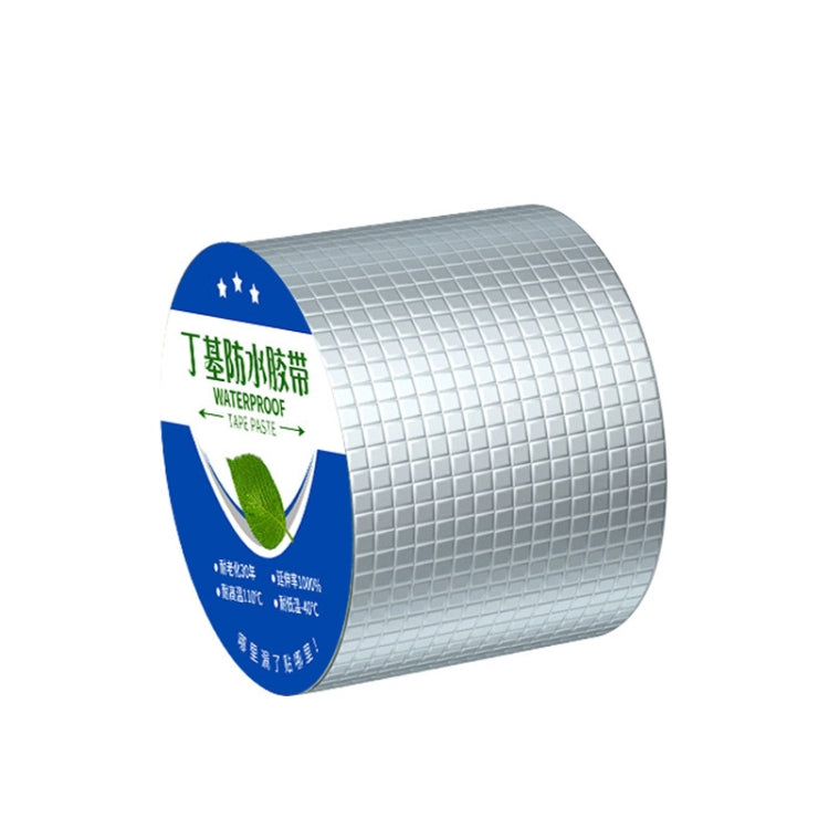 Băng keo chống thấm Butyl dày 1.2mm, băng keo nhôm tự dính, kích thước 5cm x 5m, 15cm x 5m, 20cm x 5m, 10cm x 10m
