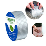 Băng keo chống thấm Butyl dày 1.2mm, băng keo nhôm tự dính, kích thước 5cm x 5m, 15cm x 5m, 20cm x 5m, 10cm x 10m