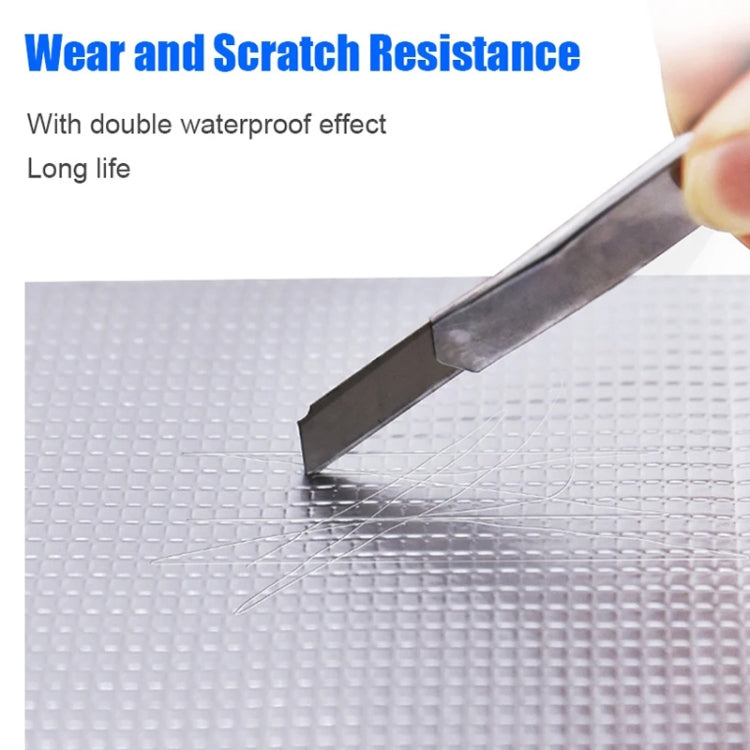 Băng keo chống thấm Butyl dày 1.2mm, băng keo nhôm tự dính, kích thước 5cm x 5m, 15cm x 5m, 20cm x 5m, 10cm x 10m