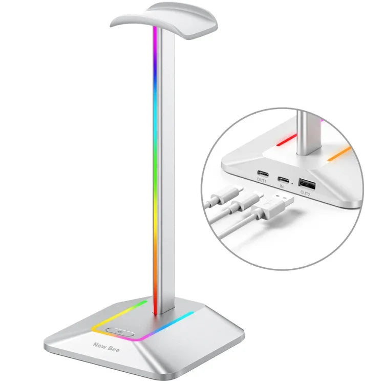 Giá trưng bày tai nghe nhiều màu Bee Dual Output, giá mở rộng HUB, giá đỡ tai nghe Z8 màu đen, Z8 màu bạc, Z9 không có giao diện mở rộng màu đen, Z9 không có giao diện mở rộng màu bạc