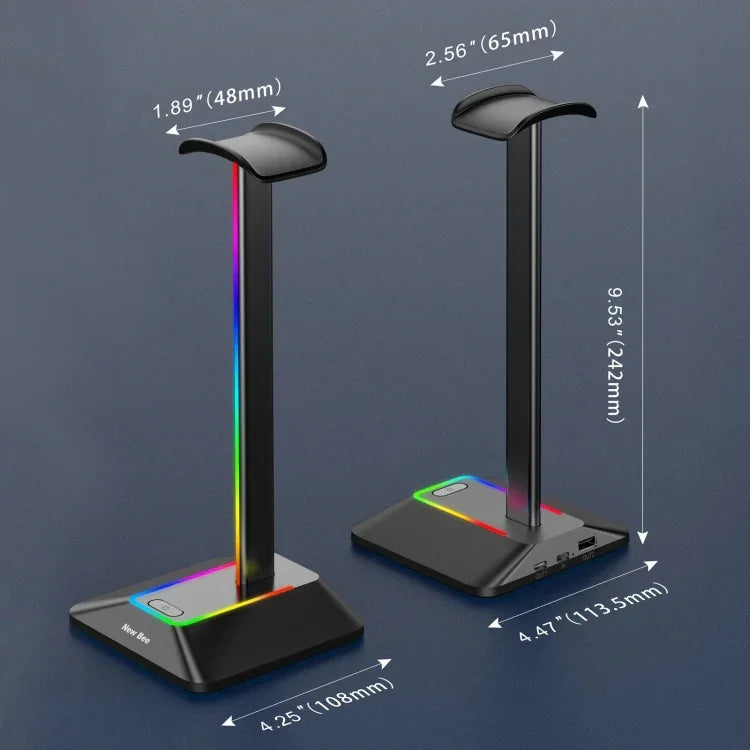 Giá trưng bày tai nghe nhiều màu Bee Dual Output, giá mở rộng HUB, giá đỡ tai nghe Z8 màu đen, Z8 màu bạc, Z9 không có giao diện mở rộng màu đen, Z9 không có giao diện mở rộng màu bạc